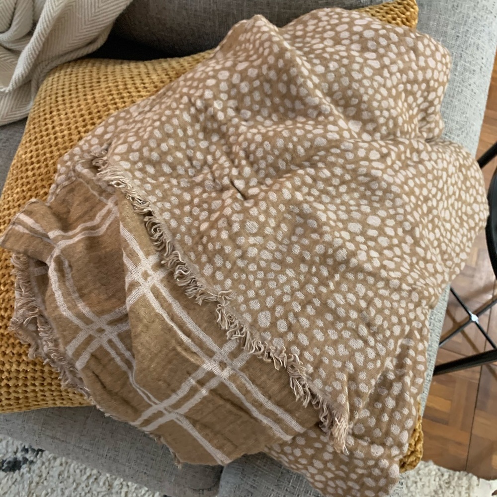 J.Crew double sided lightweight scarf